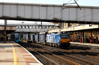 88010 passes through Lancaster on 3.5.23 with the Tesco Express.
