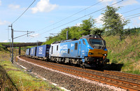 88010 passes Beck Foot on 20.5.23 with 4S43 Tesco Express.