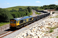 66742 loads at Hiihead sidings on 7.7.23 with service for Hams Hall.
