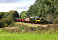 D6700 heads the goods past kinchley lane.