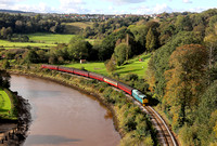 31128 heads away from Ruswarp on 22.10.23 with a Whitby service.