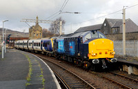 37611 comes in to Carnforth on 20.11.23 with 5Q36  Skipton Broughton Rd to Allerton Depot 331104.