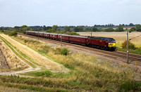 57313 heads past Burn with the York to Watlington Royal Scotsman on 9.9.14.