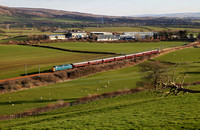 55002 passes Rowell on 10.3.14 with the Carnforth to Bo'ness ECS Royal Scotsman.