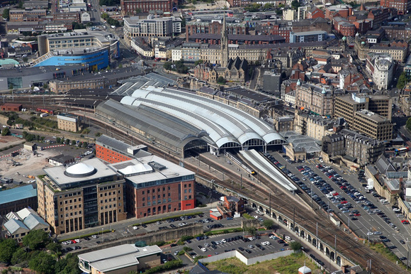 Newcastle station on 4.9.12