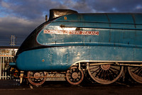 4492 is prepared at the NRM on 17.12.11 for the returning Christmas White Rose trip to London