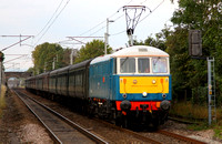 86259 takes over the Catherdrals Express from 70013 and passes Bolton Le Sands on 25.8.11.