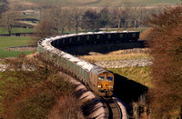 66745 then heads past the S bend next to Flasby Moorside heading for Skipton.