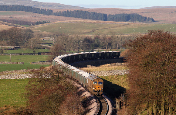 66745 then heads past the S bend next to Flasby Moorside heading for Skipton.