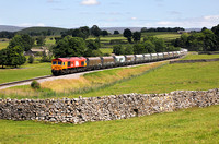 66783 passes Taylors Bridge on 16.7.21 with its Rylstone to Hunslet train.