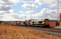 66745 waits final loading at East Midlands Gateway terminal on 10.9.21 with the Seaforth service.