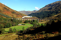 44871 heads over Glenfinnan viaduct with the Jacobite service on 1.10.16.