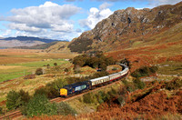37601 heads for Arisaig with the ECS from  the Autumn West Highlander tour.