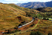 37612 heads away from  Morar with Pathfinders Autumn West Highlander on 1.10.16.