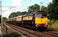 47832 & 790 pass Yealand Steps on 20.8.12 with a Edinburgh to London N Belle.
