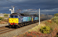 47828 & 47818 pass Carnforth on 16.10.12 with a Glasgow to Southampton cruise saver.