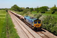66623 passes Barrow upon Trent with a stone service from Bardon Hill on 25.5.12.