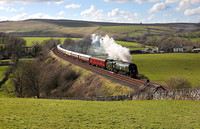34067 passes Smardale on 30.3.24 with the returning Northern Belle to Manchester.
