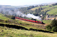 5690 heads past Diggle with the cotton mills Exp
