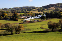 The Earl approaches Cyfronydd with a mixed on 10.10.22