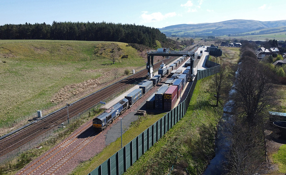 66426 waits at the New Blackford freight terminal.