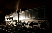 49395 waits at Bury shed on 22.10.11 during the night shoot