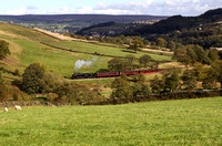 45212 heads towards Oakworth during the KWVRs gala on 7.10.11