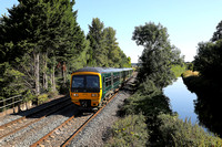 165108 passes Little Bedwyn on 9.8.22 with a Newbury to Bedwyn service.