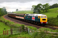47580 heads past Starricks Farm on 8.6.12 with a ECS to Norwich.