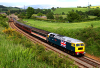 47580 heads past Keerholme with the returning ECS from Norwich on 10.6.12