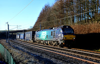88001 heads past Beck Foot on 28.12.17 with a late Tesco Express.
