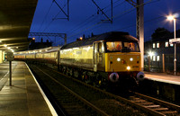 47790 pauses at Carnforth on 21.12.11 with a Crewe to Crewe Northern Belle via Barrow.