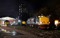 Recently purchased by Europhoenix, 37218 at UKRL Leicester Depot on 2.1.24, 37611 & 60028 for company.