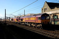66063 & 67004 pass Carnforth with 6C02 to Carlisle.