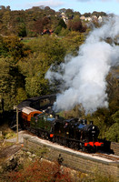 43924 & 2807 head towards Mytholmes Tunnel on  7.10.11