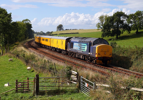 37682 & 97304 then head back past Starricks Farm heading for Settle Jc and  Newcastle, then Carlisle