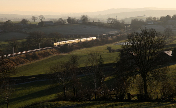 NMT 43013 & 43062 pass Woodhouse on 11.12.12
