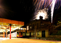153378 waits at Lancaster on 3.11.12 while the fireworks are set off.