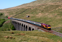 67019 heads over Arten Gill on 30.4.11 with Rail Blue charters 'Great Western Fellsman.