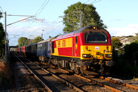 67001 passes B-L-S with Cheshire Cat Railtours returning Edinburgh to Stratford upon Avon trip.