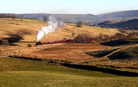 Yanky Tank 65 departs from Stoneacre Loop on 2.12.12 with one of Embsays Santa Specials.