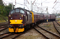 37706 departs Carnforth with a ECS on 16.9.11