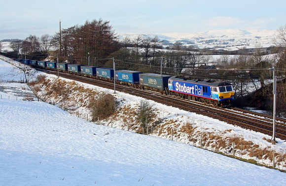 92017 heads past Beckhouses with DBSs first Tesco Express on  4.1.10 -Phil Metcalfe