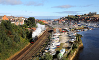 5428 departs from Whitby with the 09.50 to Grosmont on 24.9.21