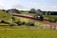 46100 passes Waitby with the returning Fellsman tour on 14.7.21.