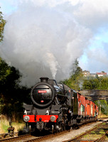 45212 departs Haworth with the Freight on 7.10.11