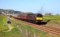 47832 heads towards Deganwy  on 4.5.19 with a Llandudno to Gainsborough Lea Road tour.