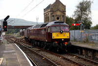 47746 arrives back at Carnforth on 3.10.13 with its returning test run.