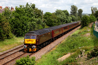 47854 heads along the Morecambe Branch with the ECS to Carnforth. 47786 was leading the train.