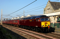 57314 heads away from Carnforth on 9.7.13 to Tyne Yard.